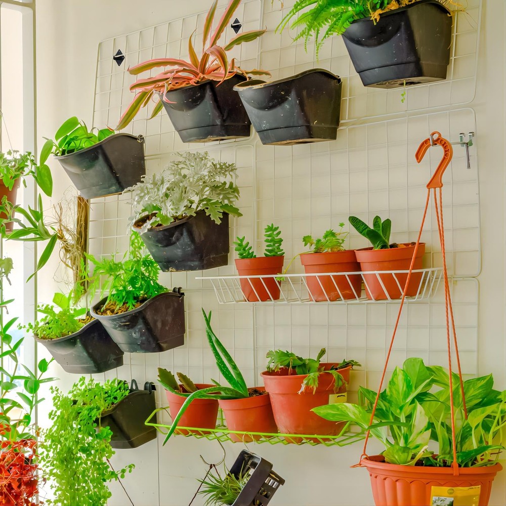 24 PCS Gridwall Mount Brackets Black Grid Wall Panel Mounting Hardware