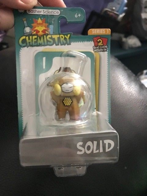 Basher Science Series 1 Chemistry Solid Toy Figure New!!!