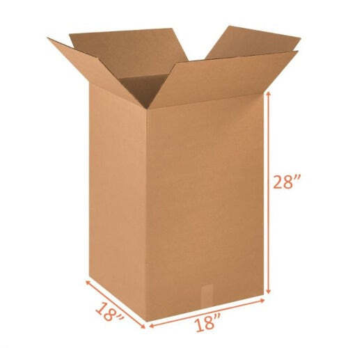 18x18x28 Double Wall Shipping and Packing Box (2 Pack)