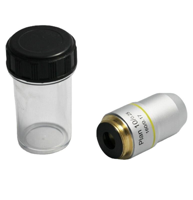 ProScope New DIN Plan Achromatic Microscope Objective Lens Sets 4X 10X 40X 100X