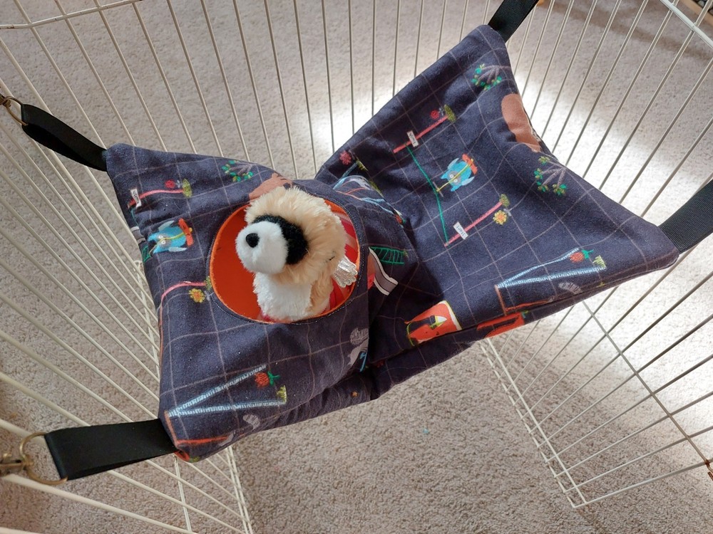 Ferret Hidey-Hole Hammock - Playground Forest Animals