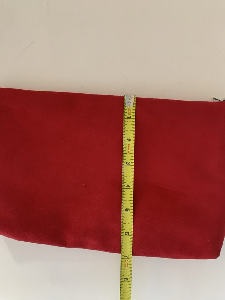 dior makeup pouch red