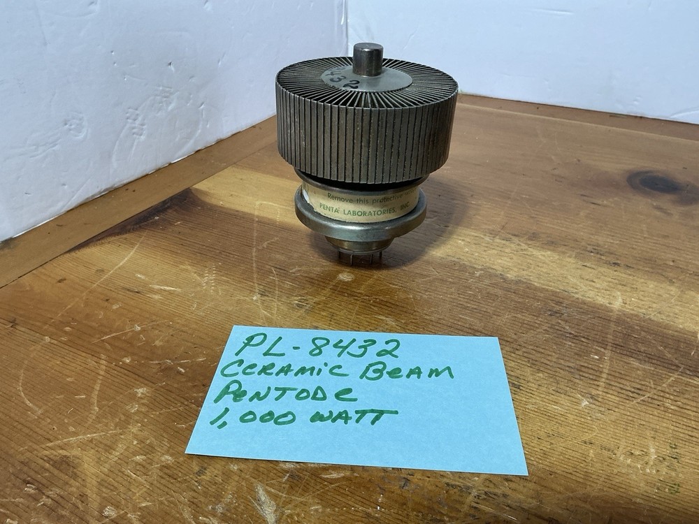 Penta Labs 8432 RF AMPLIFIER 1000 Watt Pentode Tube Like a Pl-172 Just Smaller
