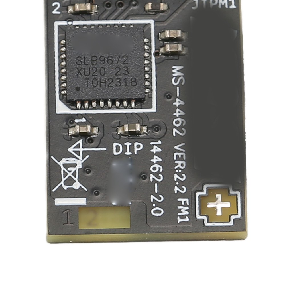 TPM2.0 Module With SLB 9672 SPI Interface For Motherboards