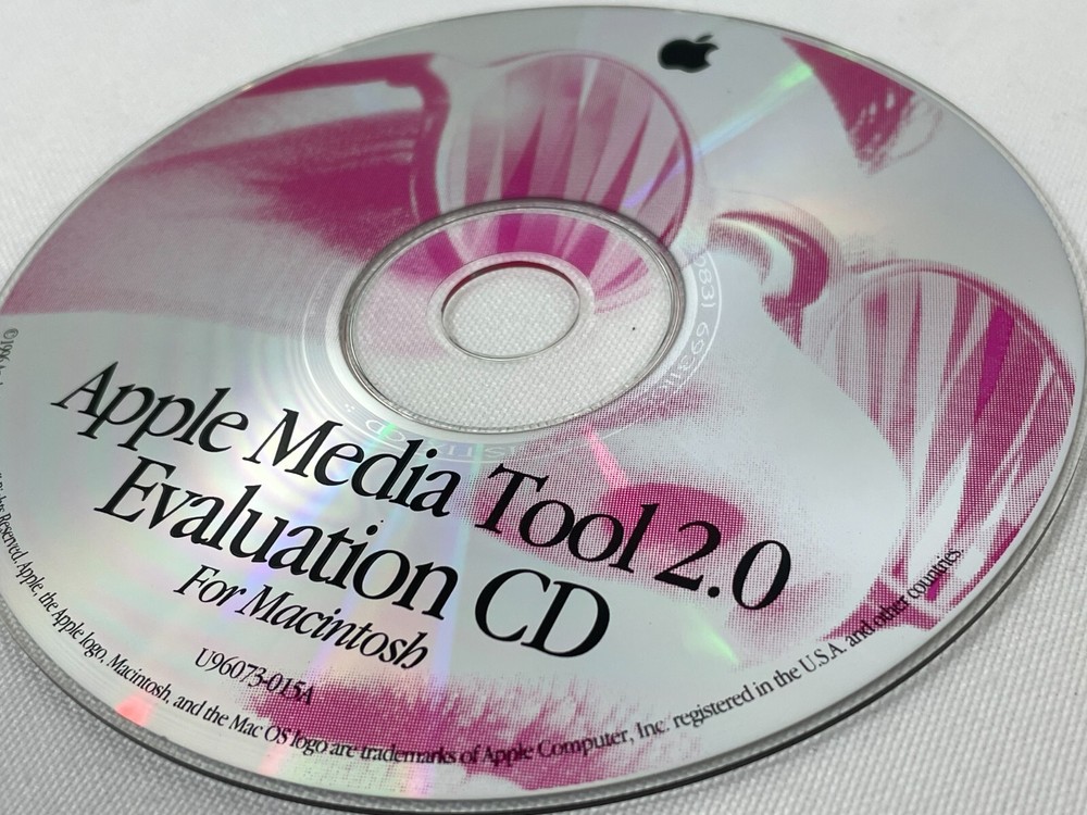 Vintage 1996 Apple Media Tool 2.0 Evaluation CD-ROM Software Disc ONLY