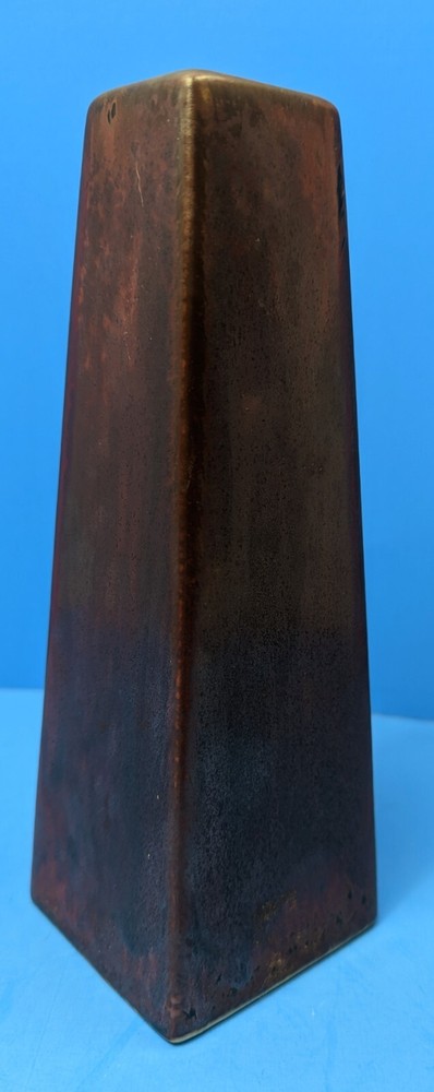Ceramic Pillar Candle Stick Holder - Brown