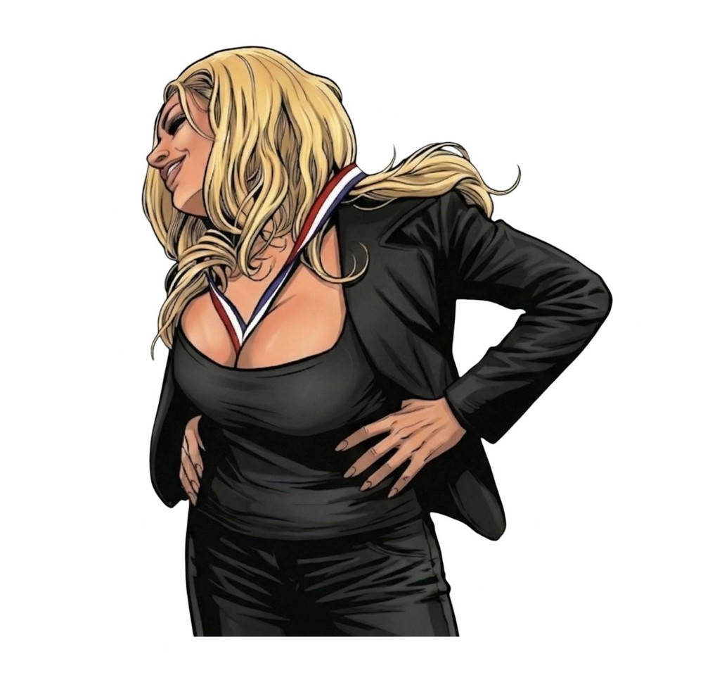 WWE Trish Stratus Wrestling Water Resistant Sticker WWF WCW AEW NXT