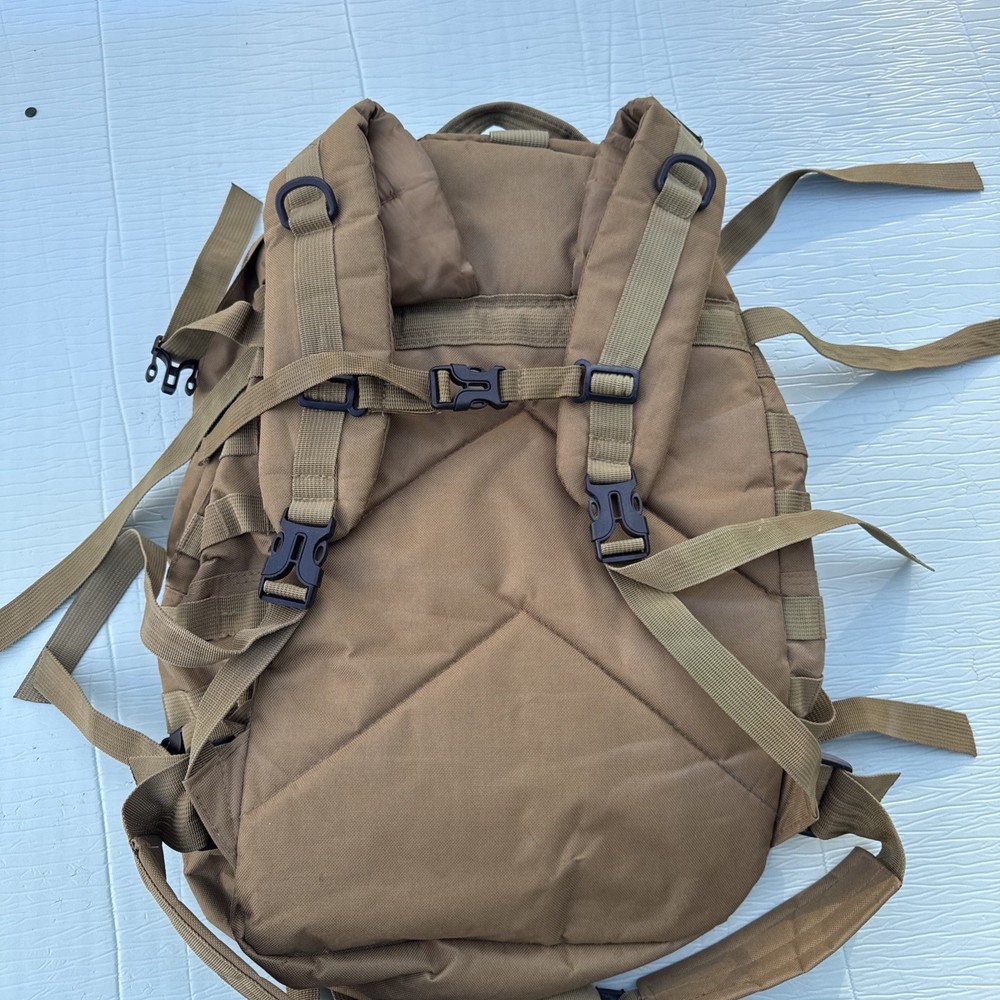 Tactical Rucksack Backpack Large Volume Coyote Brown