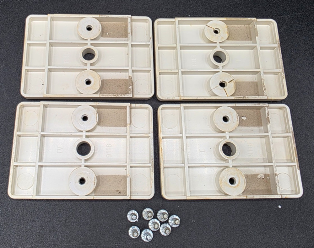 Passap Automatic Knitting Machine Duomatic 80 Base Feet Mounting Screws OEM