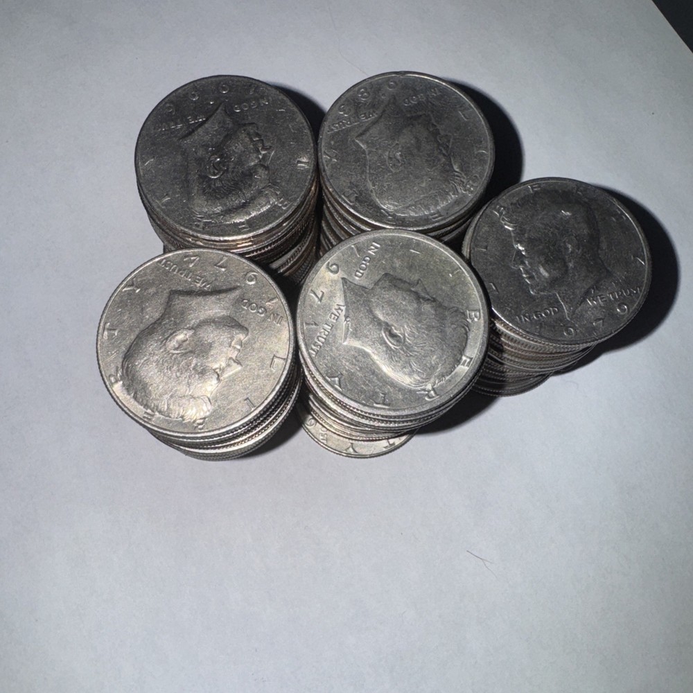 20 Kennedy Half Dollars 🪙 Random Dates & Mints | $10 Face Value