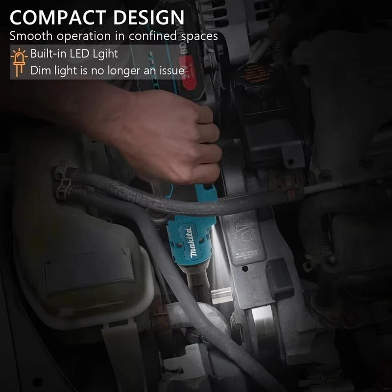 Makita brushless ratchet right angle wrench cordless driver 18v power (10mm 3/8)