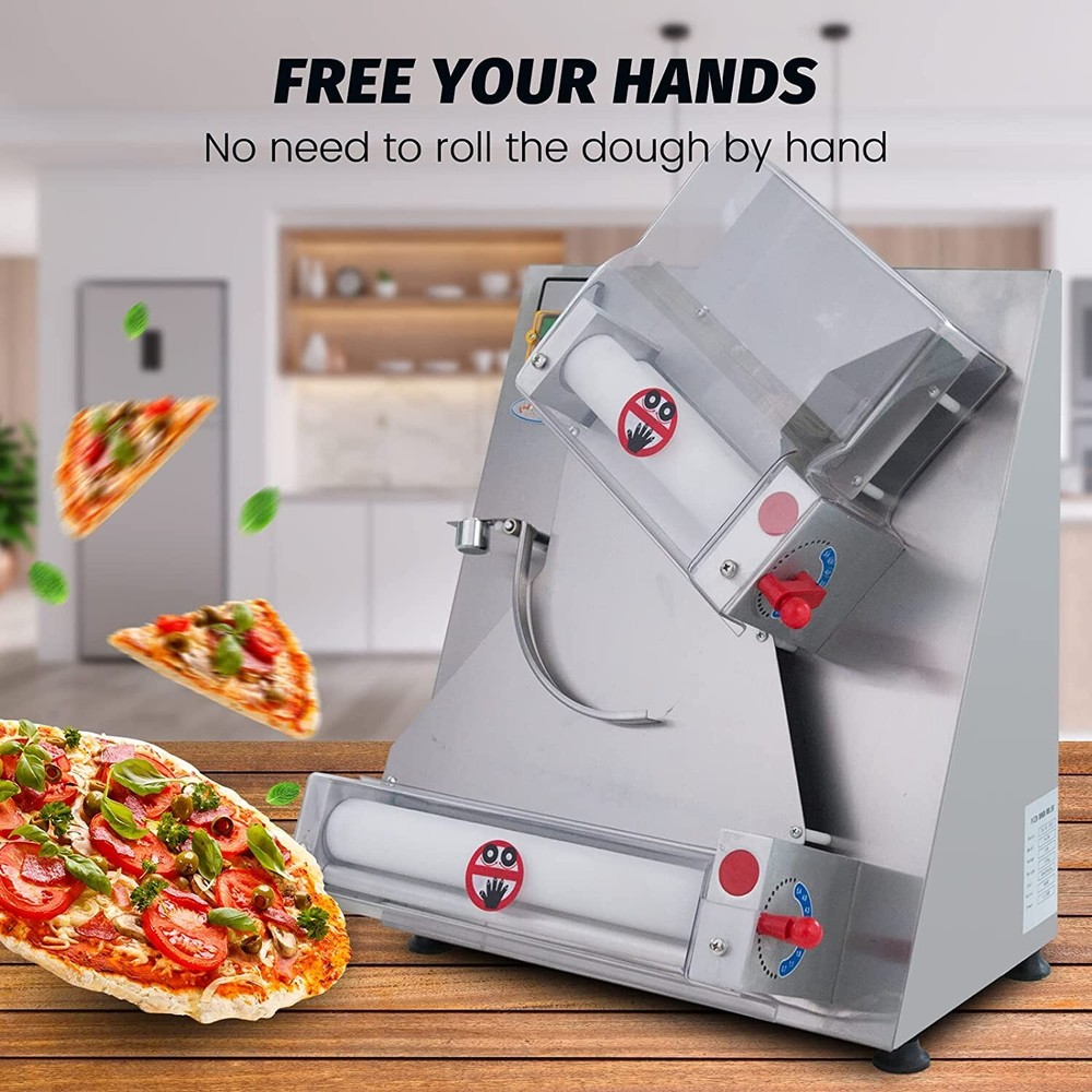 Clivia Electric Dough Sheeter Machine 12" Pizza Press Roller Bread Pasta Maker