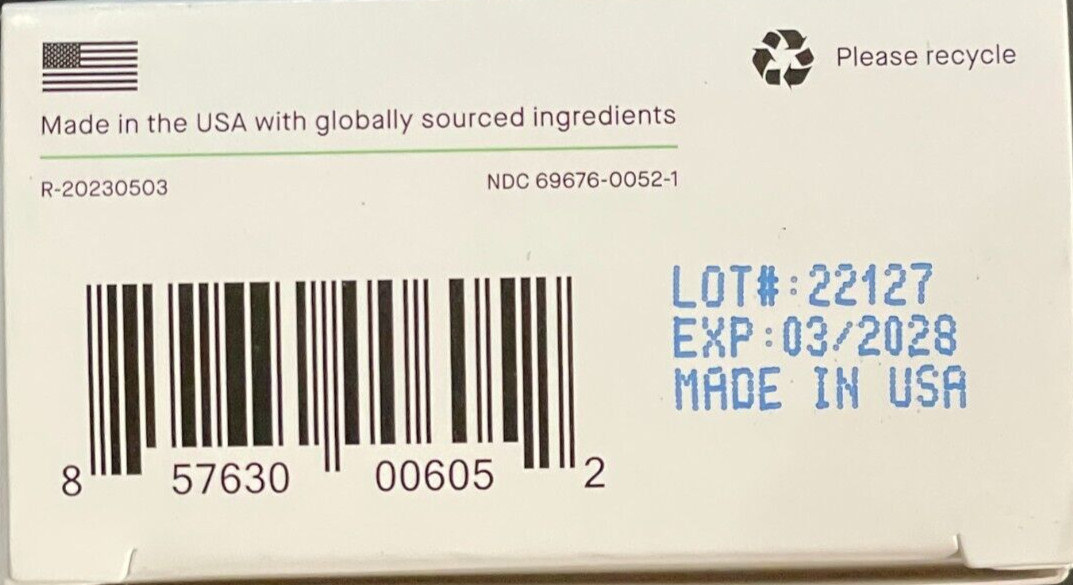 Genexa Allergy Care & Decongestant Organic Non-Drowsy 60 Ct. Exp 3/2028