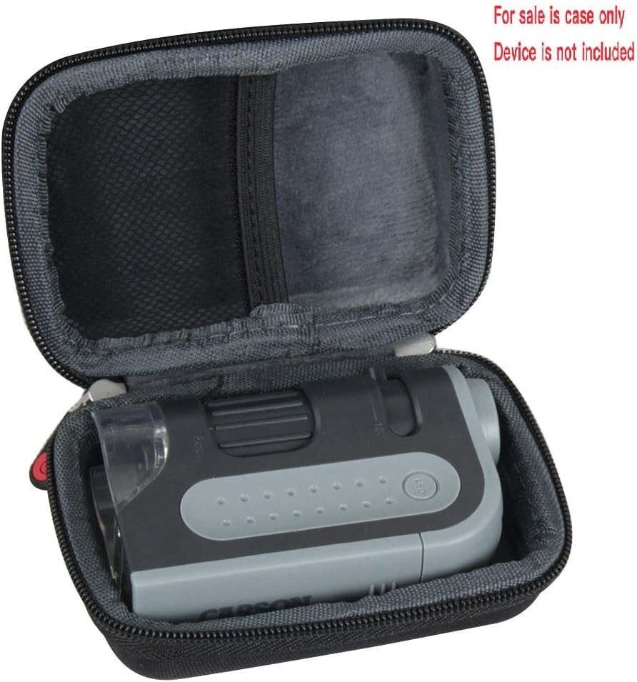 Custom Fit Hard Case for Carson MicroBrite Plus 60x-120x Pocket Microscope