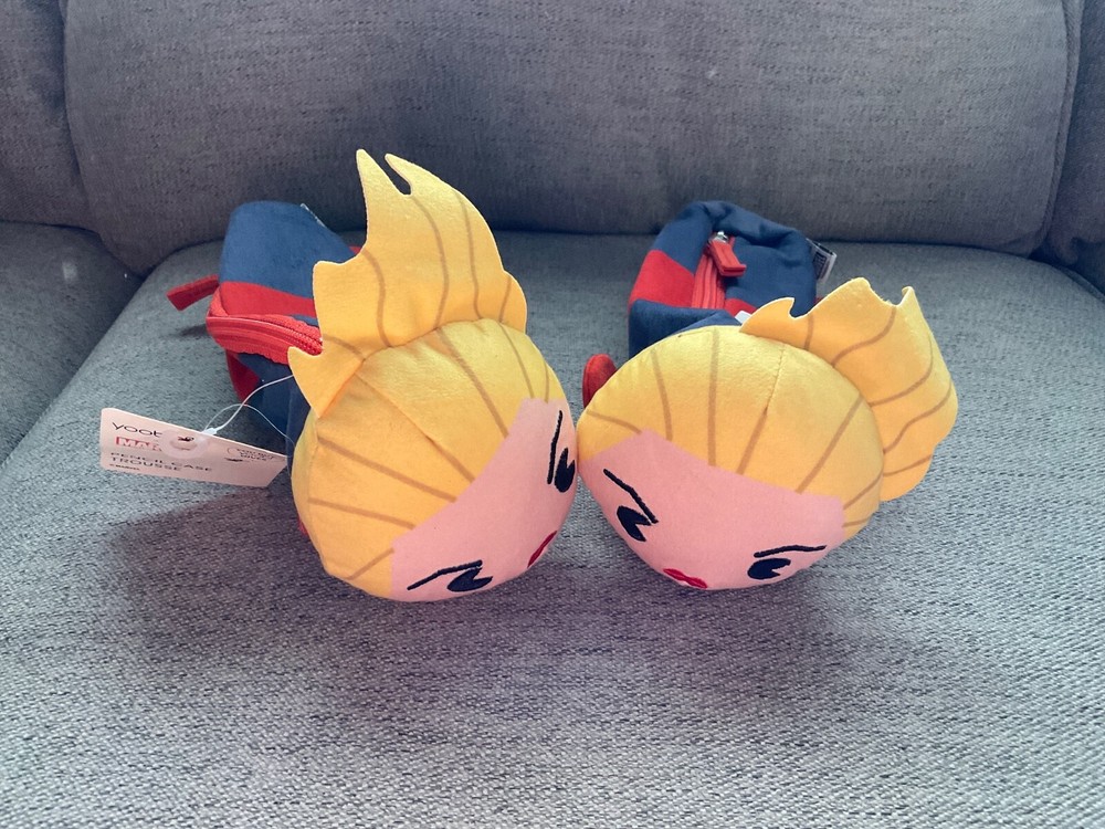 2 Yoobi x Marvel  pencil cases Captain Marvel