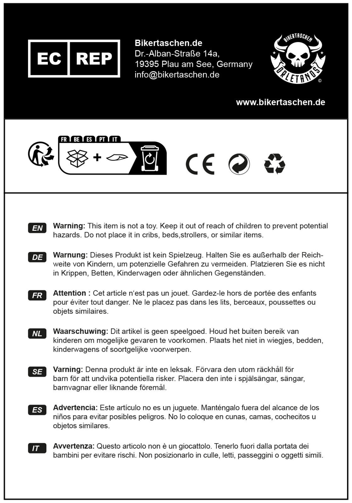 Diablo Skull Black + Soft XS 2018 Holder Compatible With Harley HD