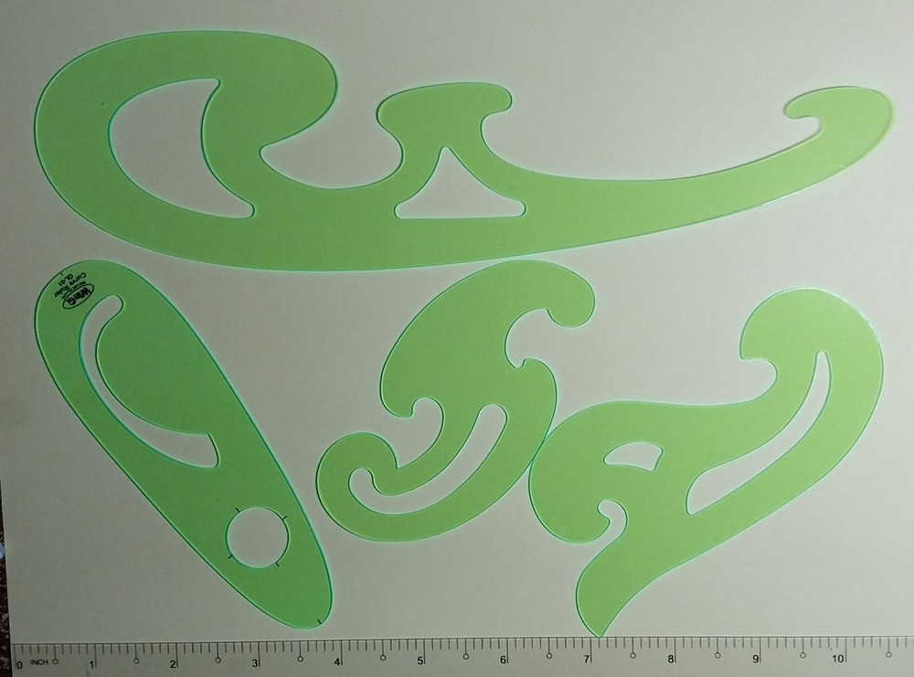 WinQ Curve Ruler Set (4-piece)