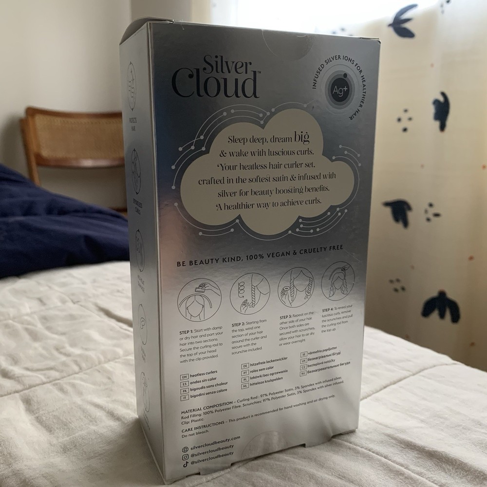 Silver Cloud Heatless Curler Set