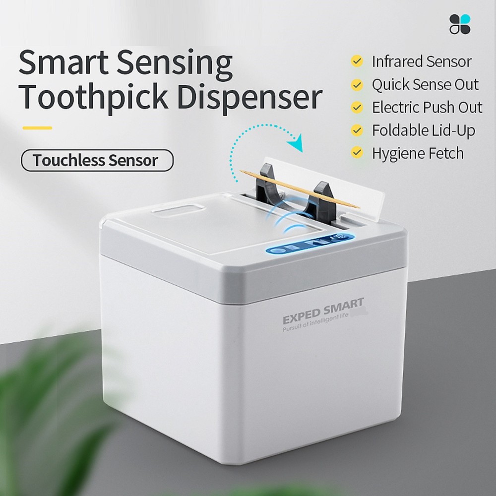 Smart Toothpick Dispenser Auto Infrared Induction Toothpick Smart Storage Box e
