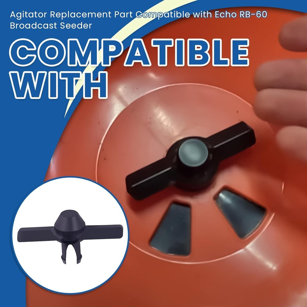 1Pcs For Echo RB-60 Broadcast Spreader Upgrade Agitator Replacement Part Plastic