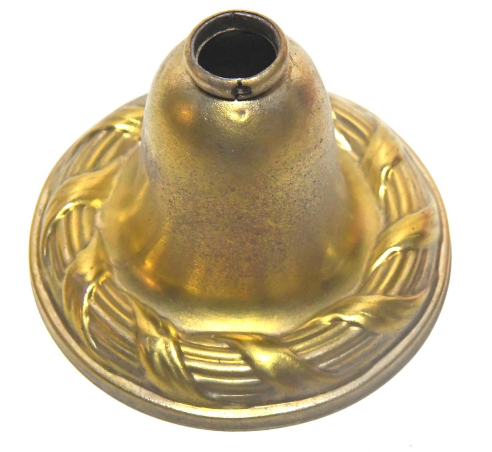 VINTAGE DECORATIVE BRASS CEILING BELL CANOPY