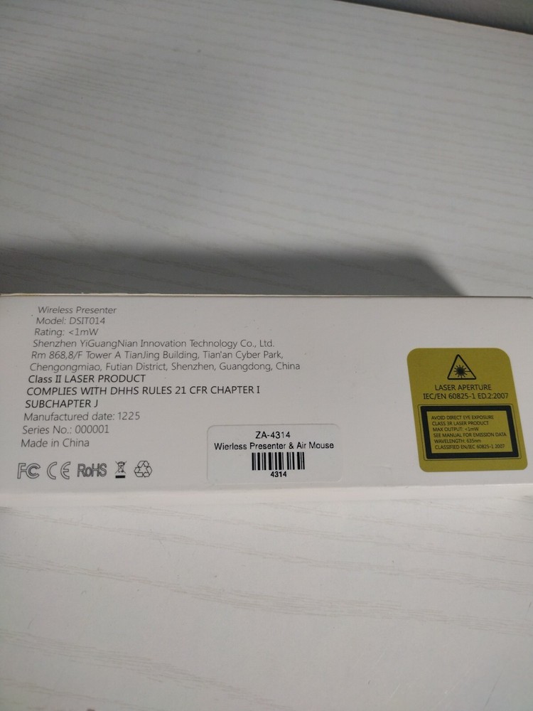 Professional doosl DSIT014 Wireless PRESENTER & AIR MOUSE DSIT014