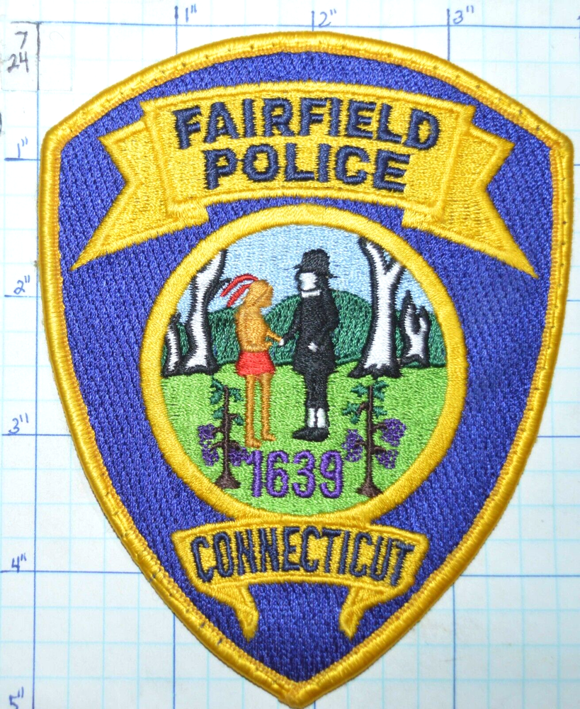 CONNECTICUT, FAIRFIELD POLICE DEPT PATCH