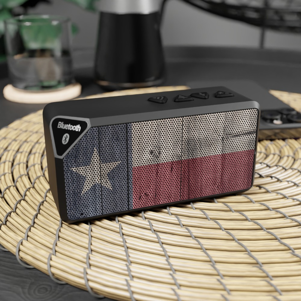 Rustic Texas Flag Bluetooth Speaker