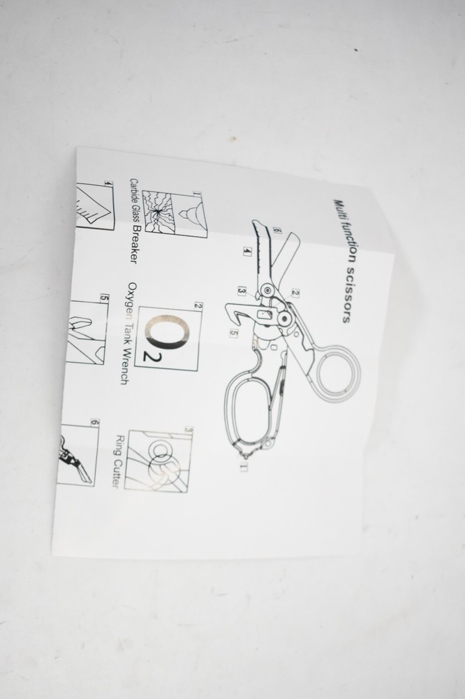 Multi Function Scissors Closing Shears Multi Tool Folding Stainless Steel Set