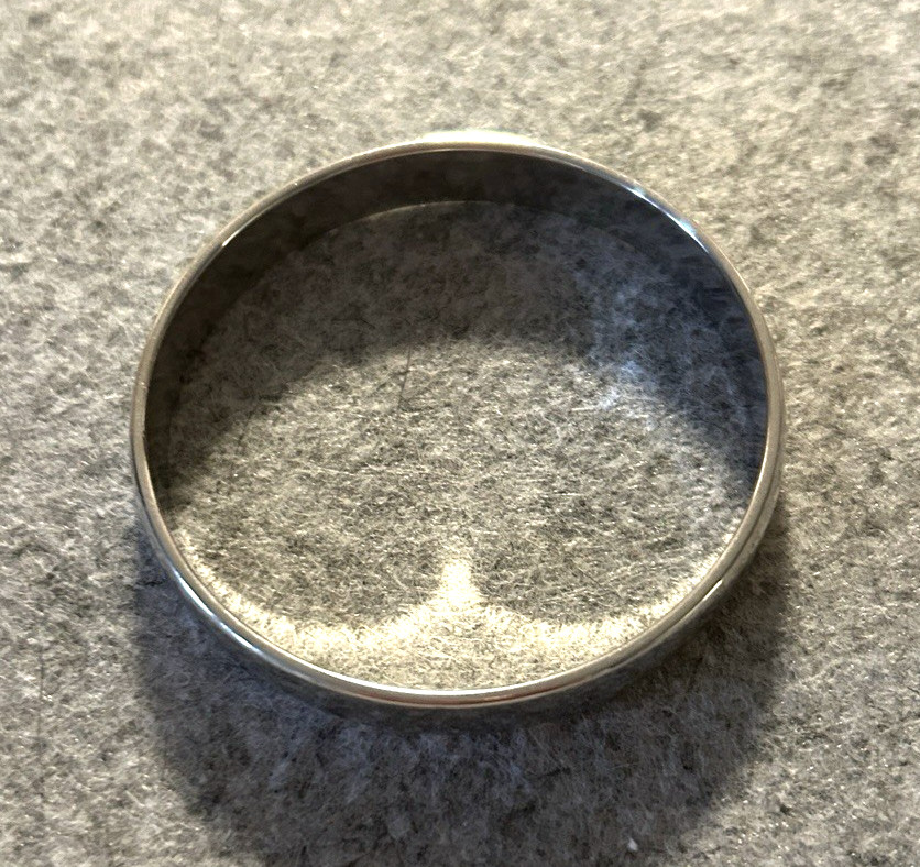 Monet Silvertone 7.75" Bangle Bracelet