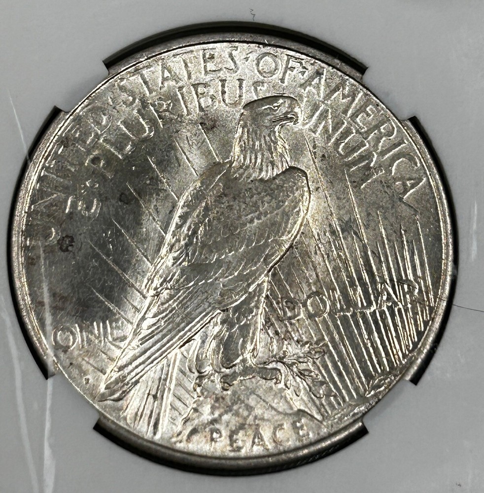 1927-D Peace Silver Dollar BU - 24705