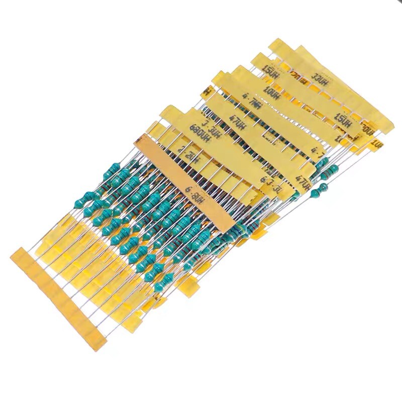 10Pcs 1/4W 10% Color Ring Inductor 0307 Set 0.1uH-1mH Choose From 30 Values