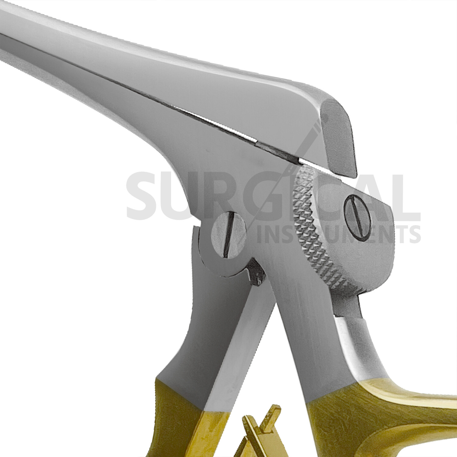 Tischler-Morgan Biopsy Forceps 3mmx7mm Bite 25cm Gold Handle Gynecology Surgical