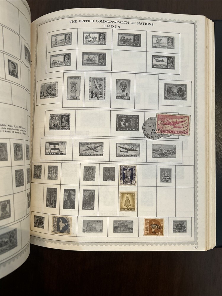 Minkus New World Wide Stamp Album 1970 Very Good Cond. 378 Pages w/ Some Stamps