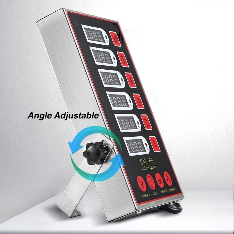 Commercial Kitchen Timer with 6 Channels, Professioe