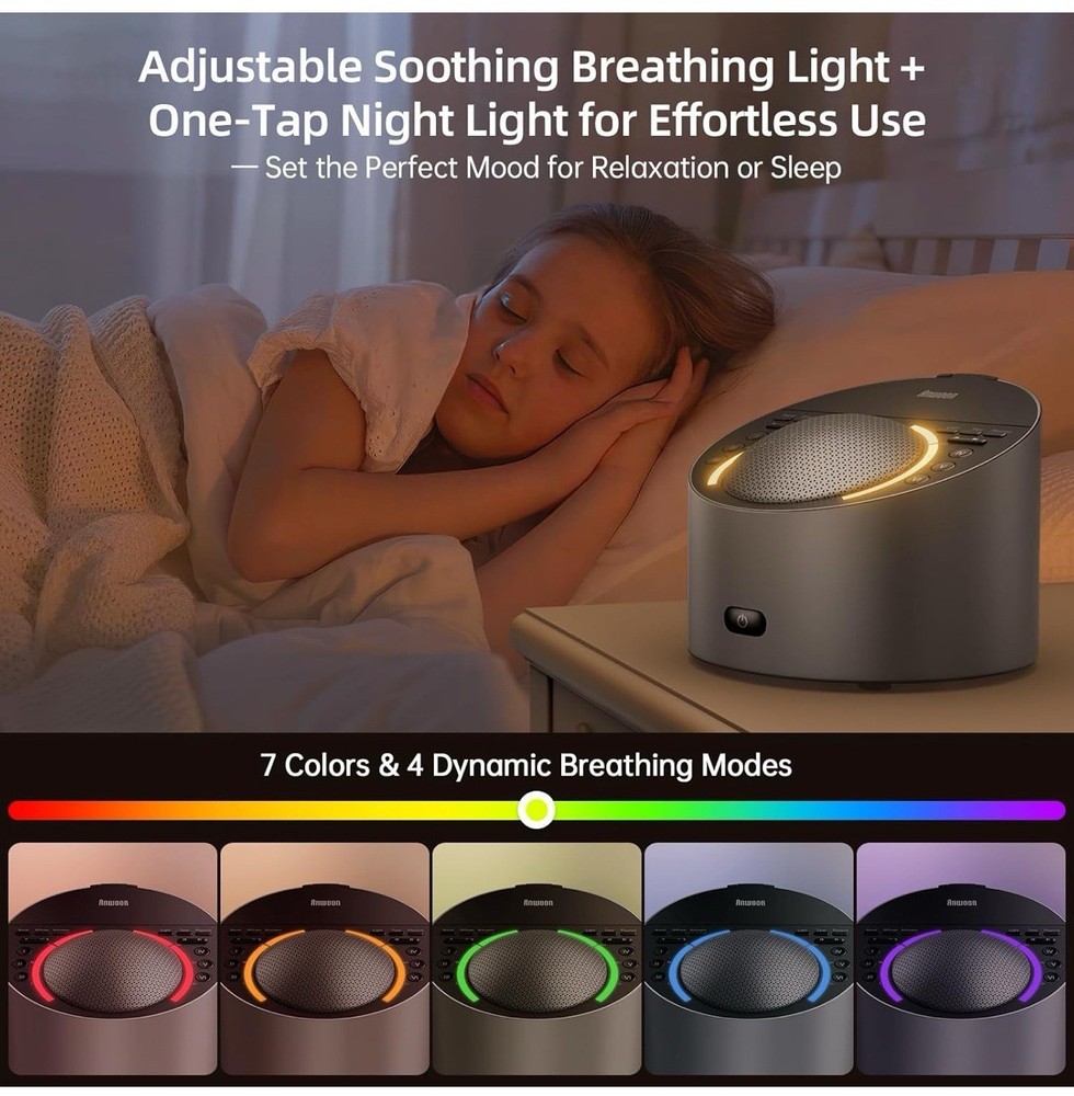 Sound Machine Combined for Sleep,Metal Shell