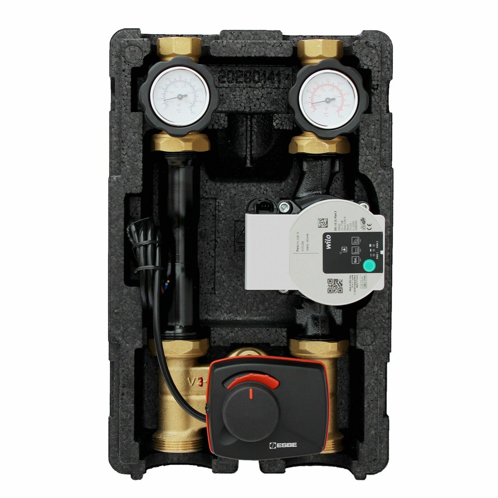 Pump Assembly for Central Heating With Mixing Valve Wilo Thermal Insulation