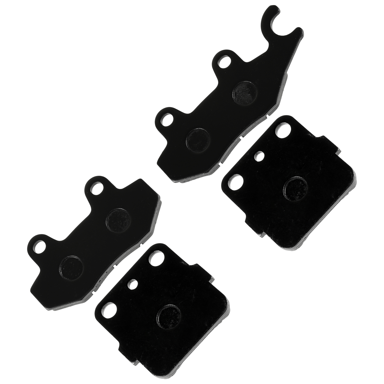 Caltric Front and Rear Brake Pads for Kawasaki KLX140 KLX140L 2008-2020