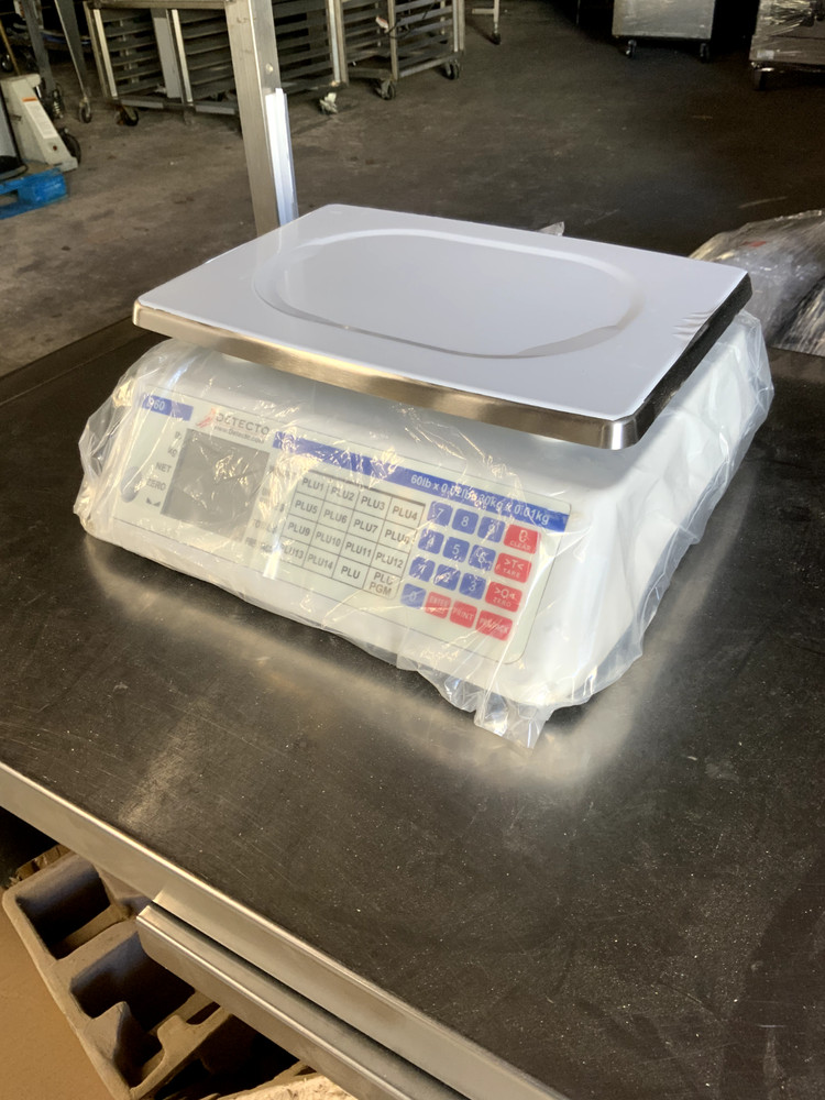 Detecto D60 60lb Electronic Price Computing Scale for Grocery