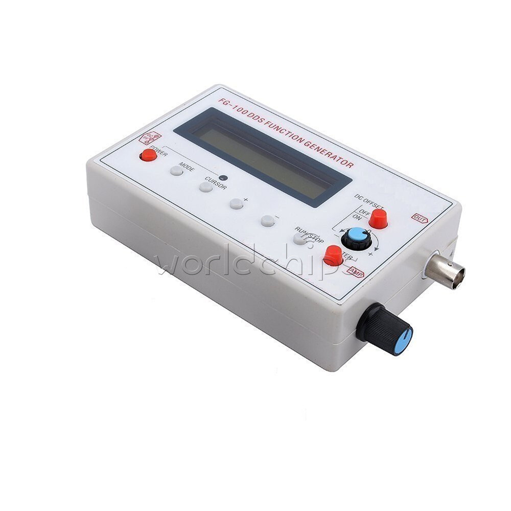 DDS Function Signal Generator Module 1HZ-500KHz Sine + Square Wave + Case FG-100