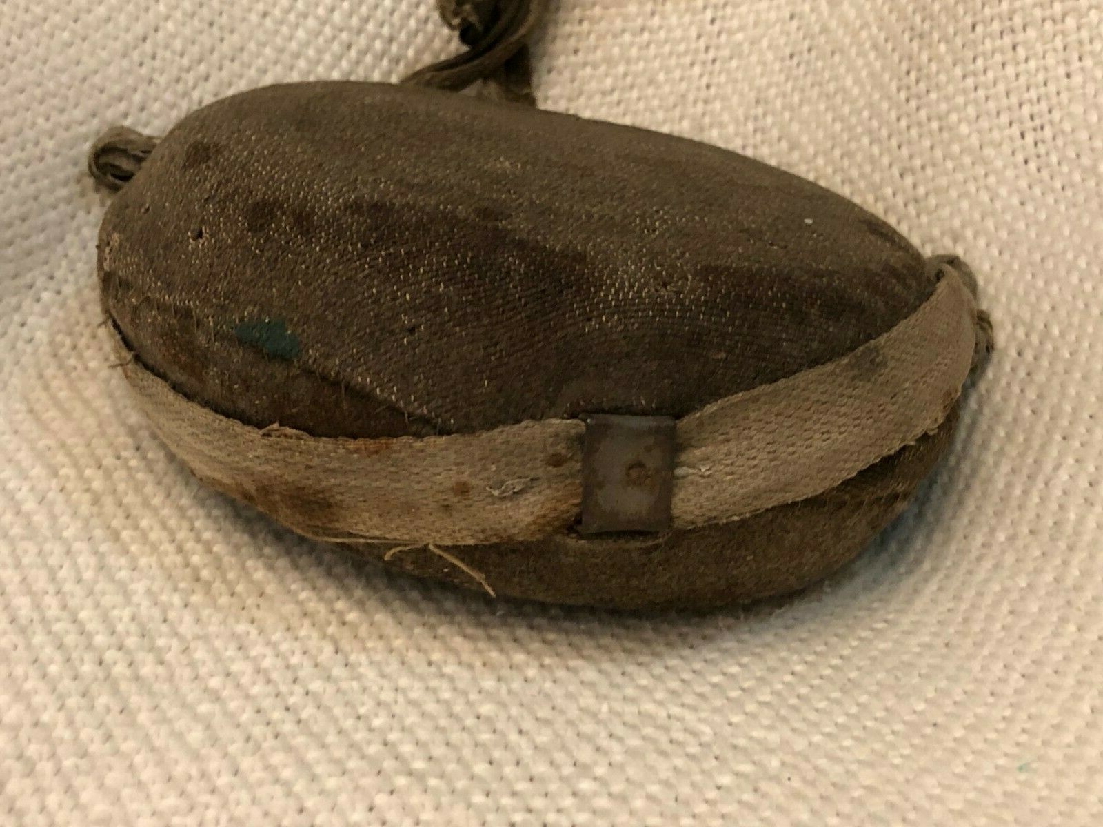 Rare Civil War Abner H. Edwards Co. G 139th Illinois Infantry Tin Drum Canteen