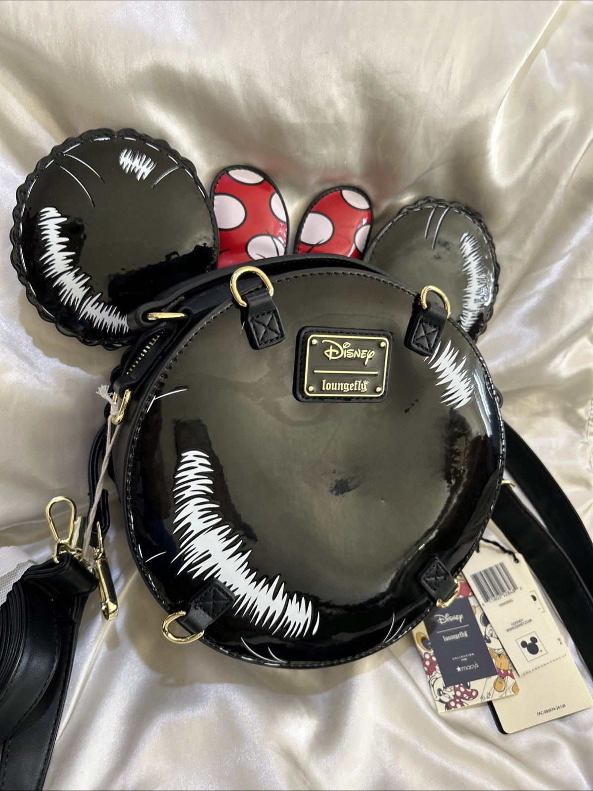 RARE NEW MACYS X LOUNGEFLY 1ST EDITION PARADE MINNIE MOUSE BALLOON AND EARS SET!