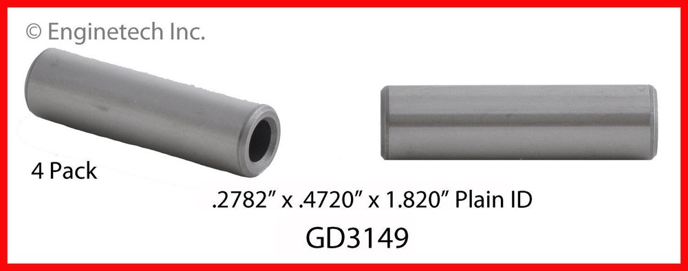 Engine Valve Guide ENGINETECH, INC. GD3149