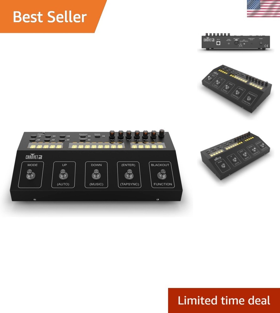 User-Friendly DMX Controller - 36 Channels for Effortless Lighting Transitions