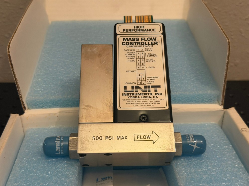 Unit Instruments UFC-1410A Mass Flow Controller 10 SCCM Argon (Ar) | 500 PSI