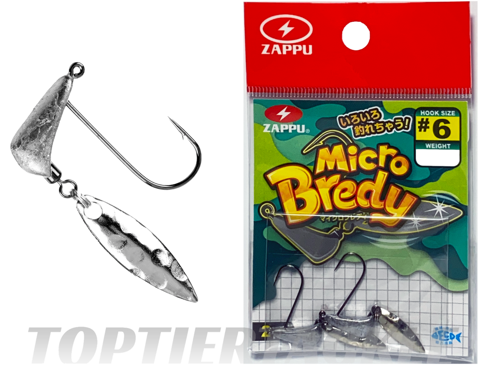Zappu Micro Bredy Finesse Underspin Hook - Select Size(s)