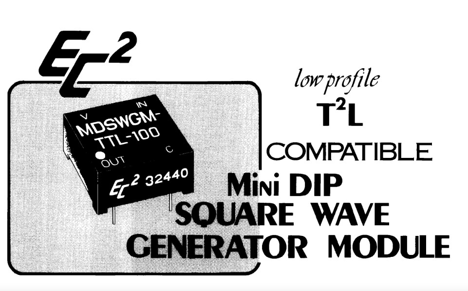 100MHz Oscilator Square Wave Generator Module TTL 5V Mini DIP