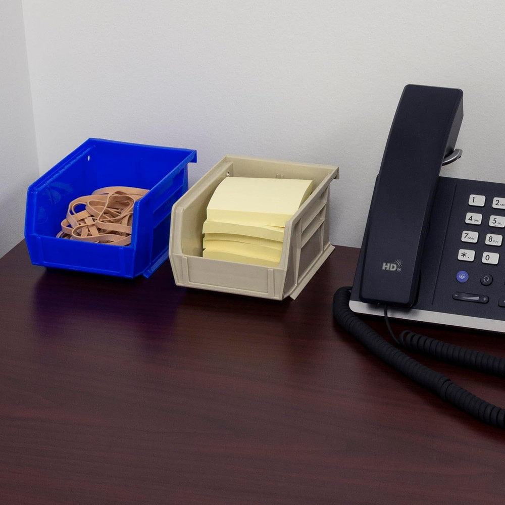 30210 Akrobins Plastic Storage Bins, Space-Saving Stackable Bins for Garage, Pan