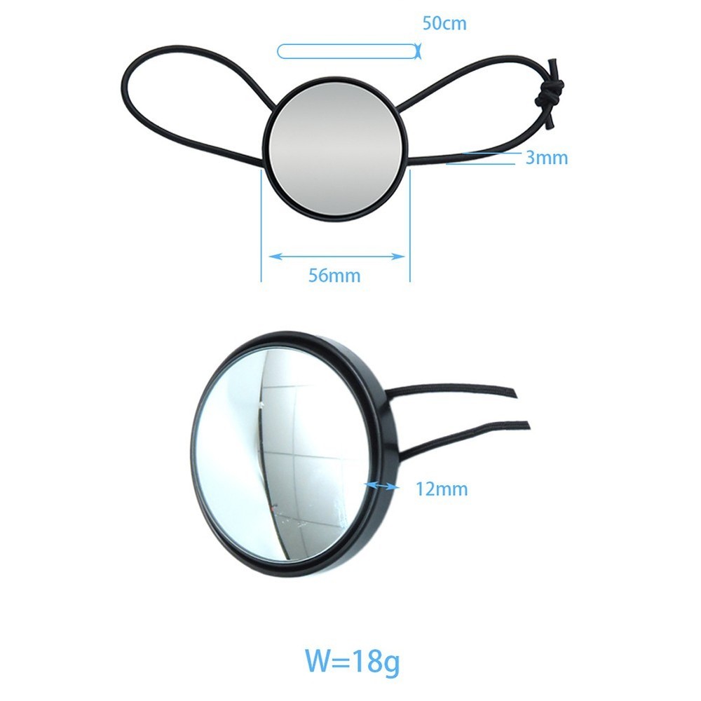 Scuba Diving Wrist Mirror with Elastic Adjustable Strap for Various Wrist Sizes