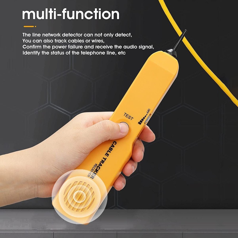 Electric Wire Cable Tracker with Tone Generator - Easy Network Testing Tool